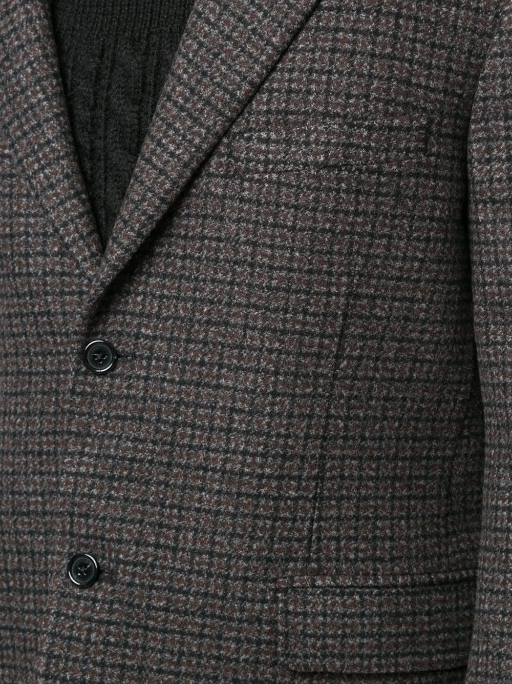 single-breasted wool jacket - 5