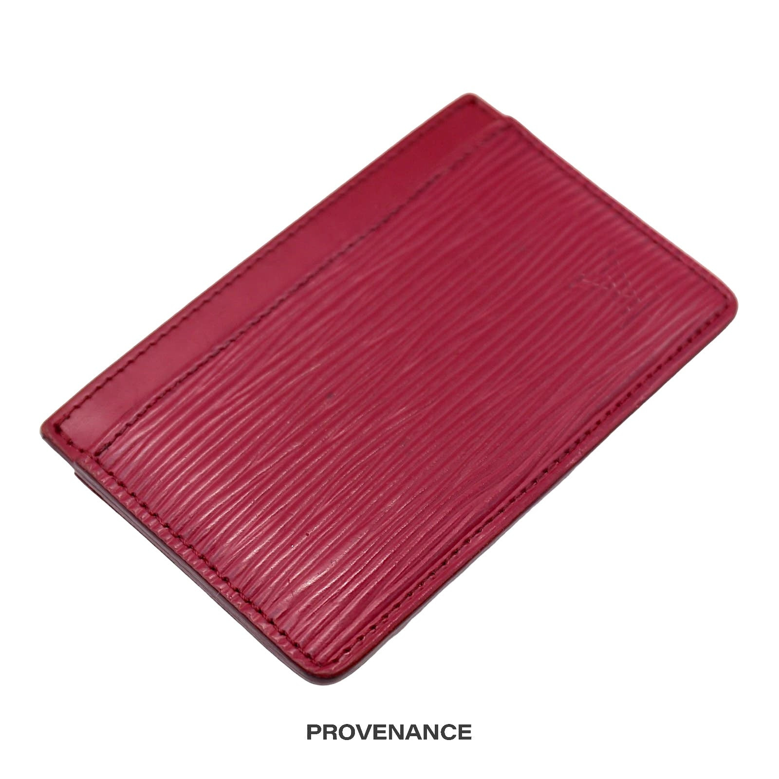 Louis Vuitton Card Holder Wallet - Fuchsia Epi Leather - 4