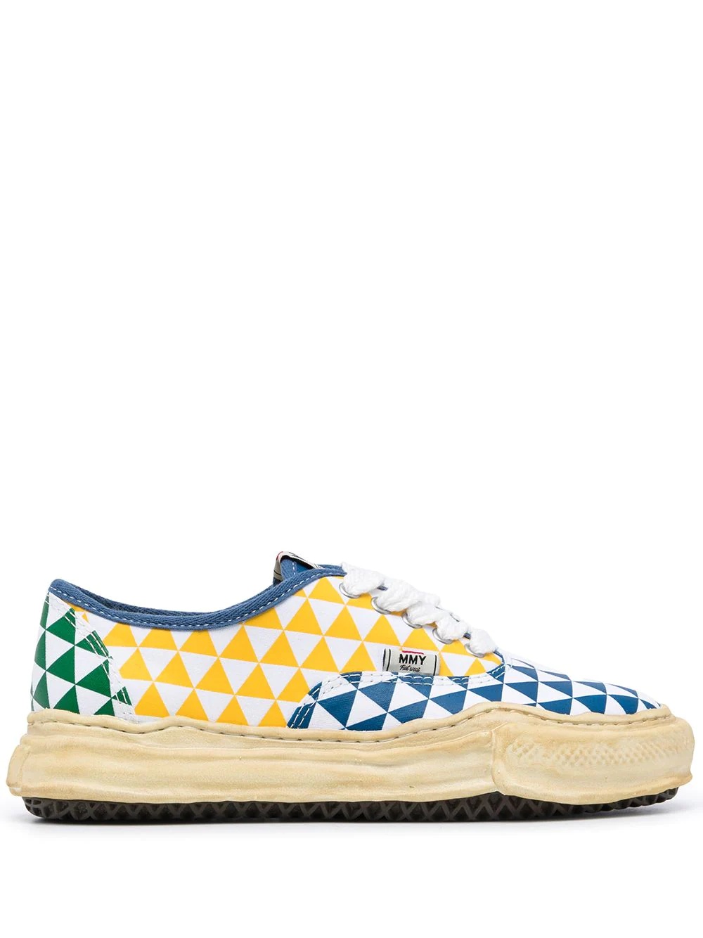 Baker geometric-print sneakers - 1