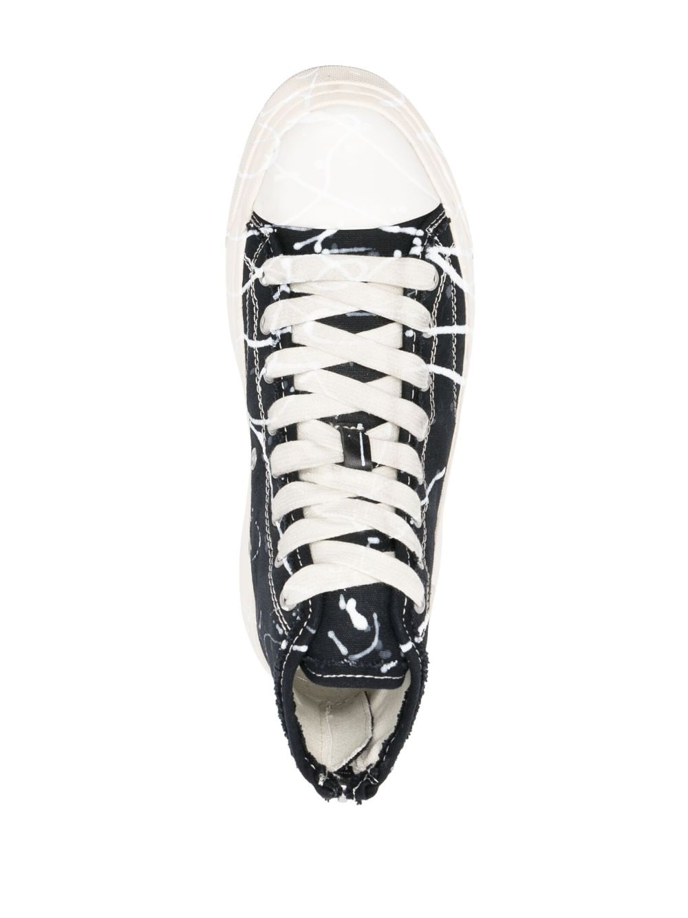 Kurt paint-splatter sneakers - 4