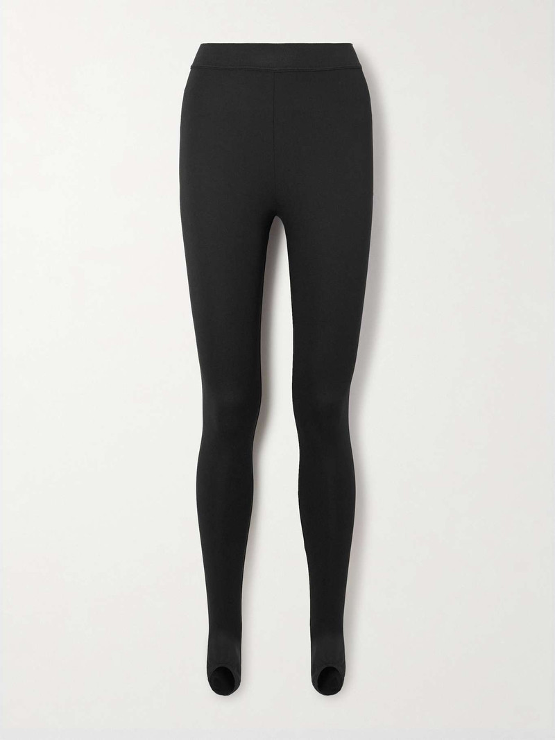 + RHW stretch-jersey stirrup leggings Black - 1