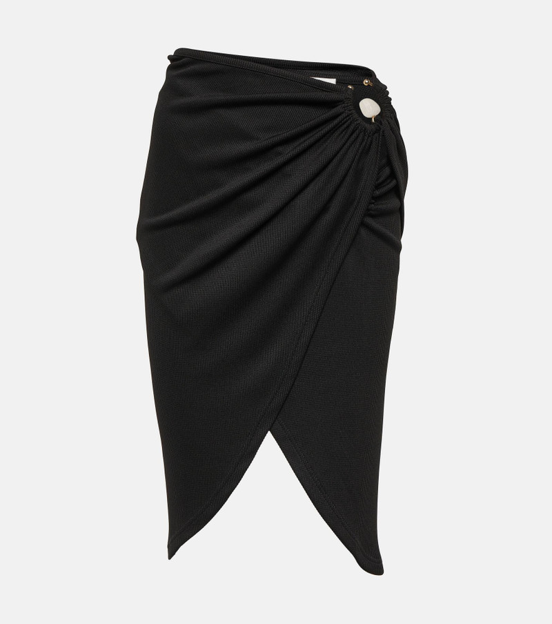Ring-detail wrap skirt - 1