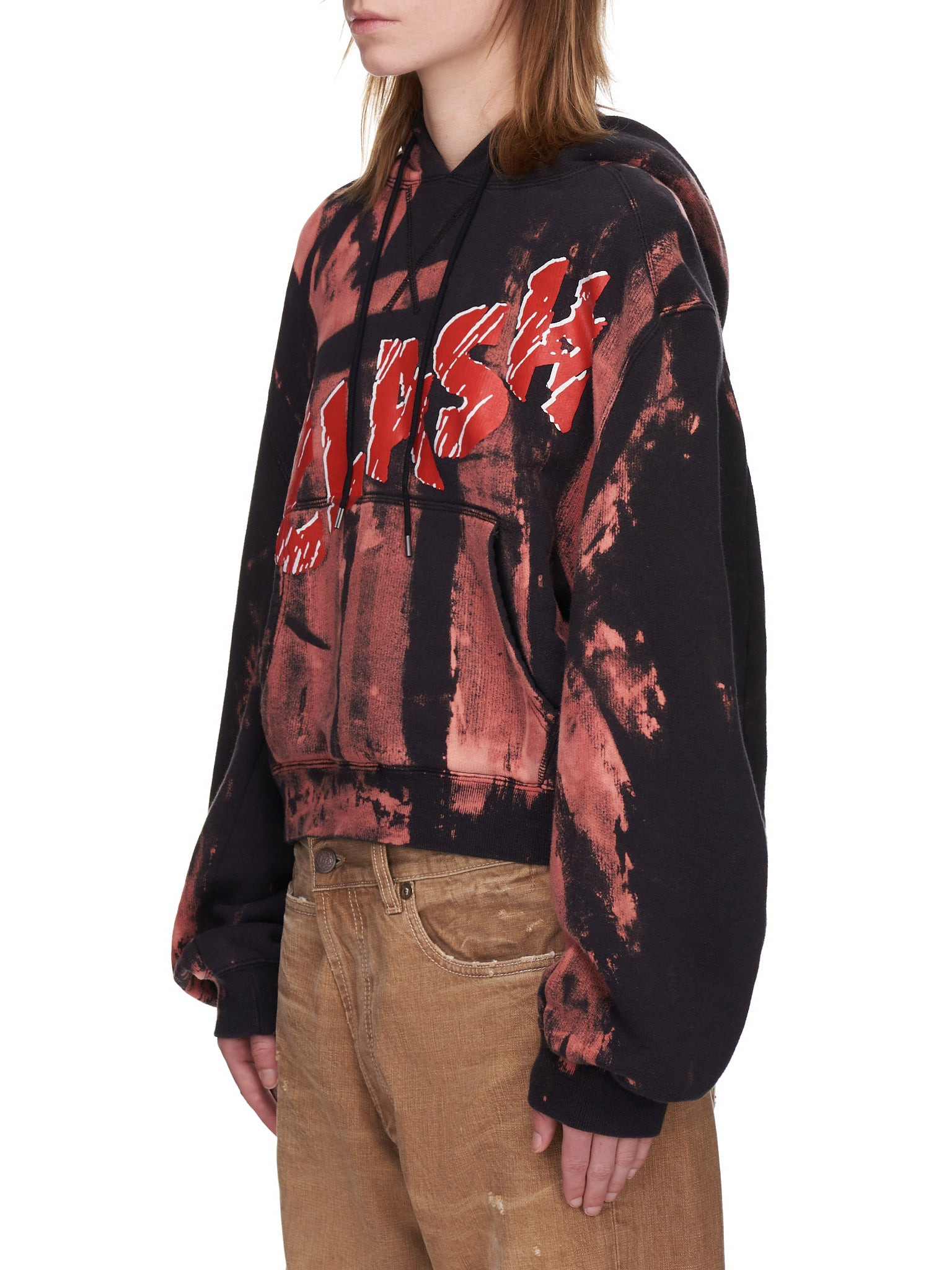 Clash Cropped Hoodie - 2