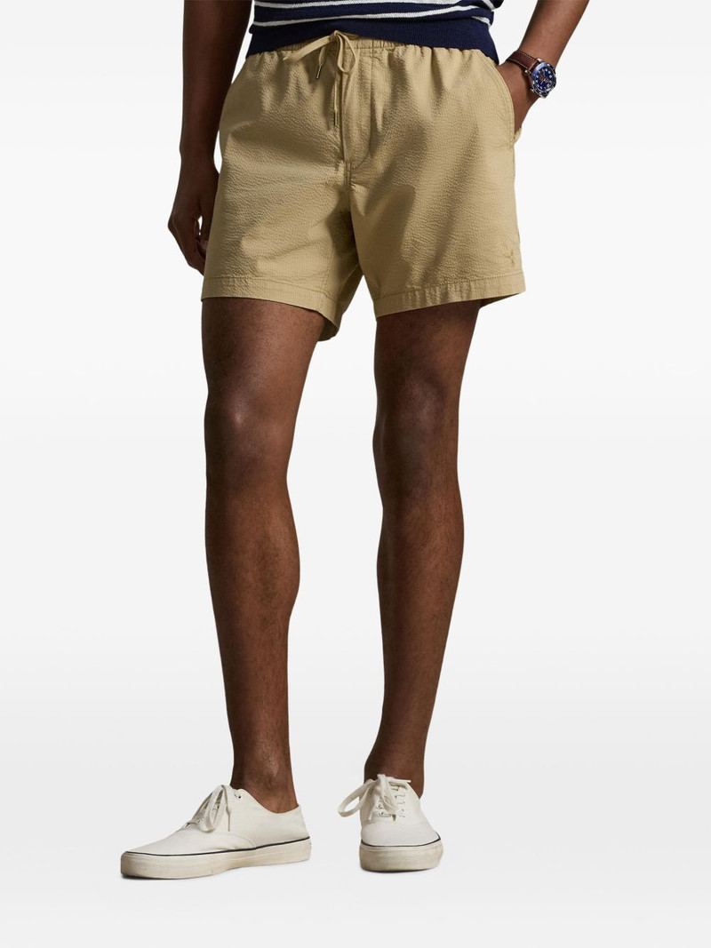 logo-embroidered drawstring shorts 3