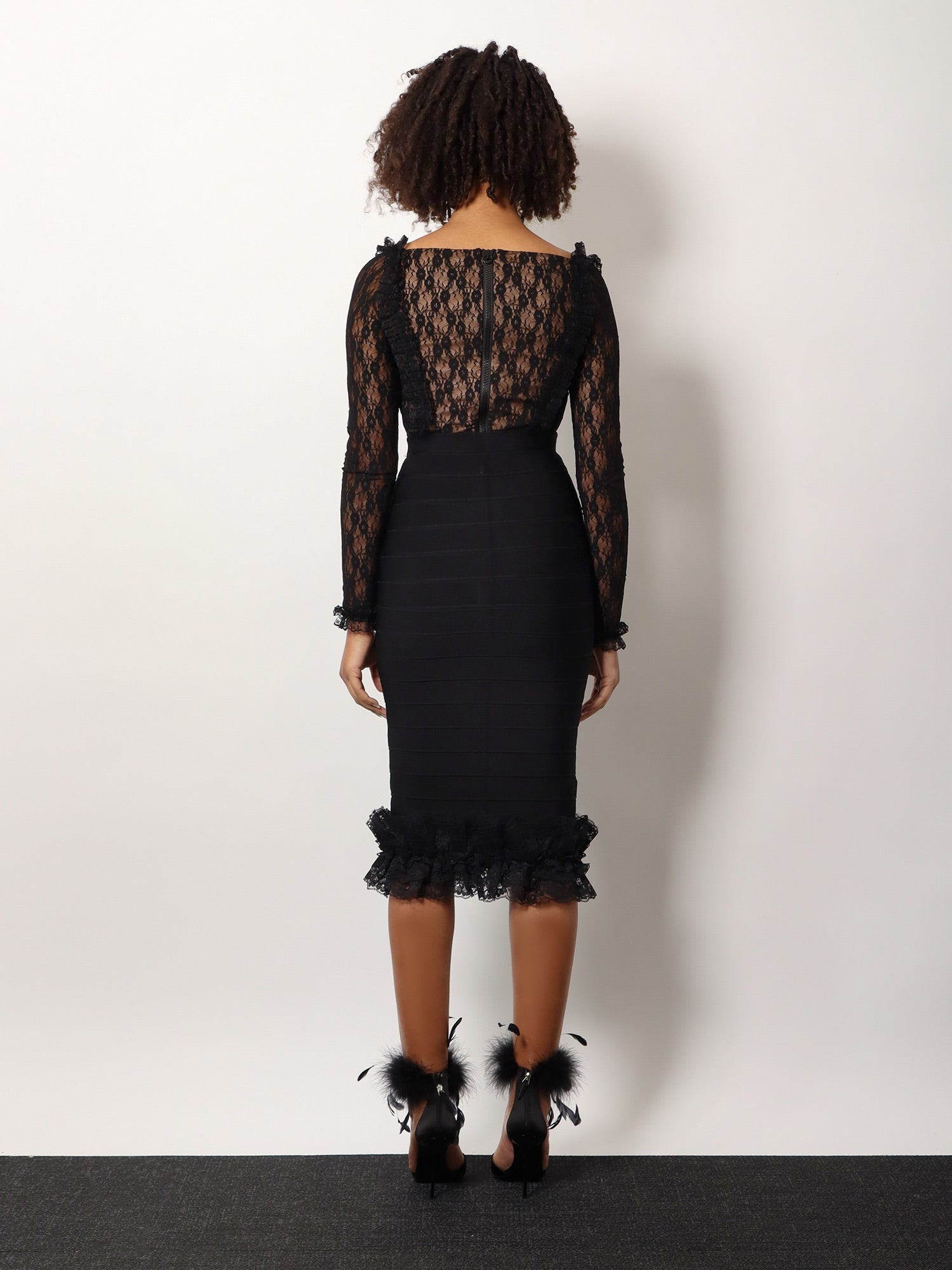 SELF PORTRAIT RESIDENCY - Self Portrait Residency Christopher Kane Residency Viscose Skirt - 3