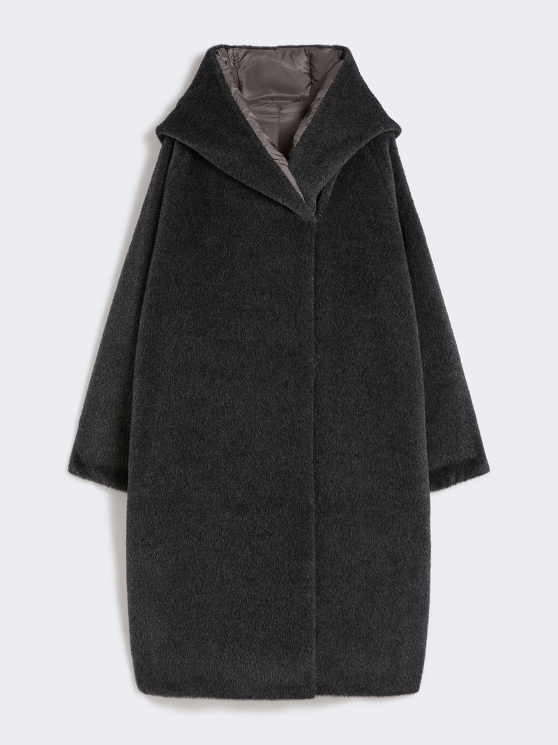 ORION Reversible down jacket in water-repellent fabric and faux fur 1
