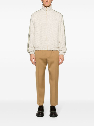 Lanvin tapered-leg wool trousers outlook