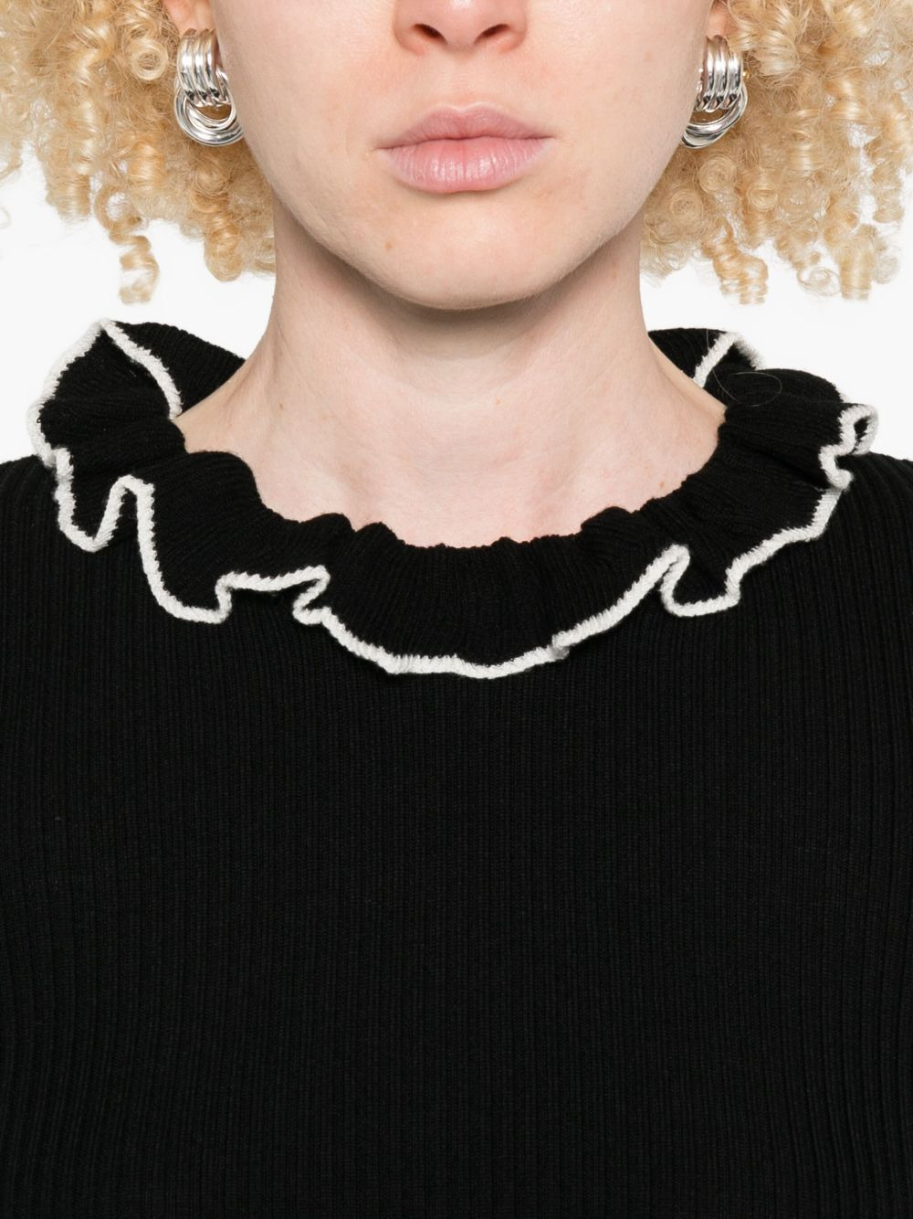 virgin wool knitted top - 5