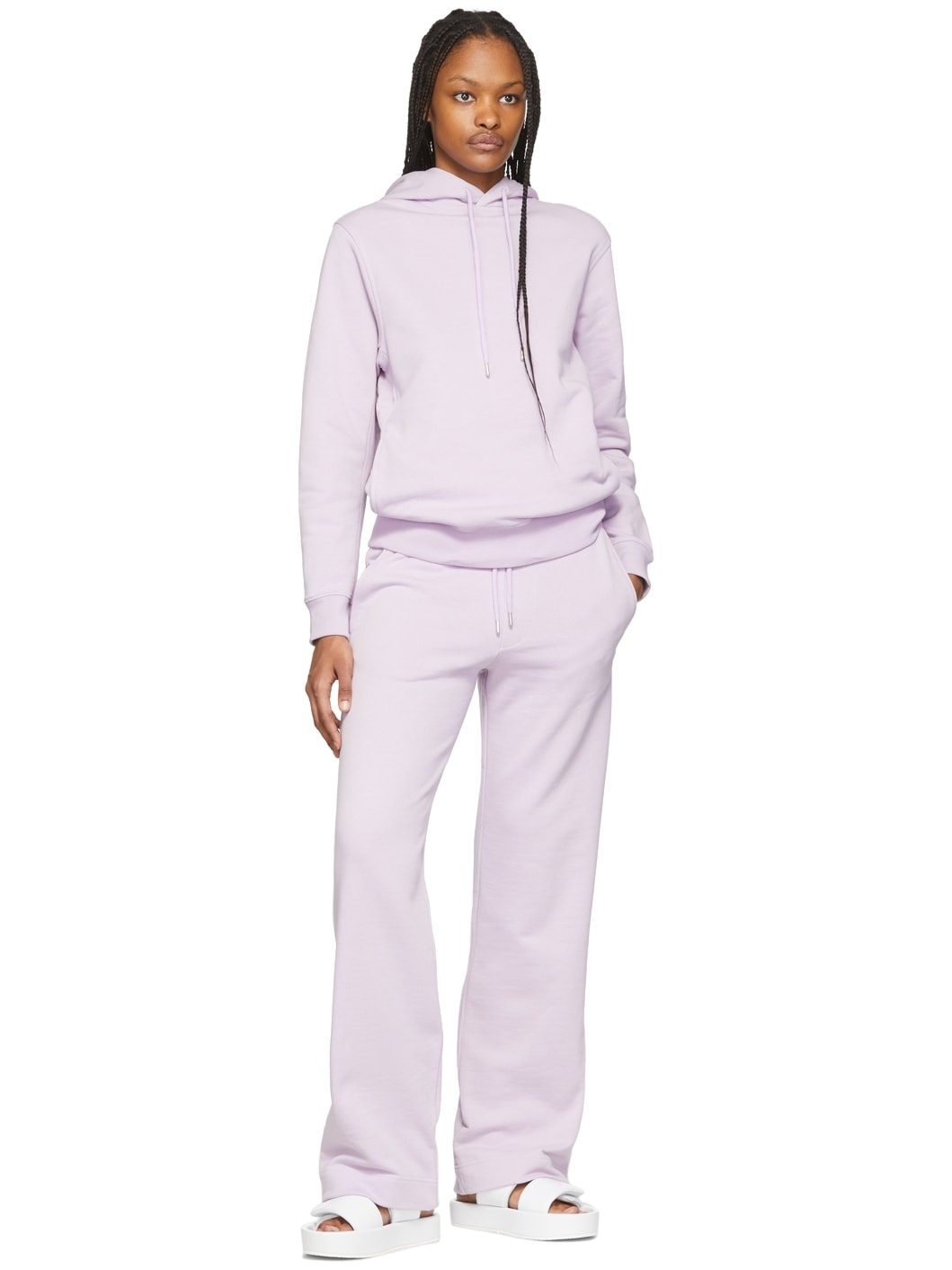 Purple Terry Lounge Pants - 4