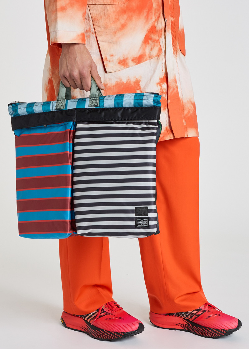 Mixed Stripe Helmet Shoulder Bag - Paul Smith + PORTER 6