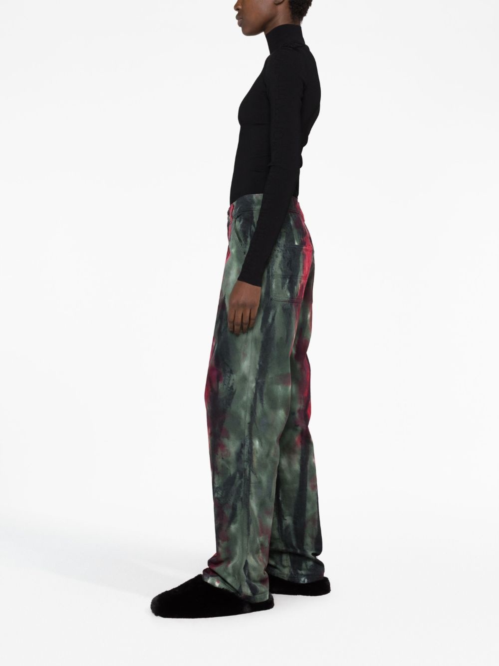 high-neck ribbed jumper - 4