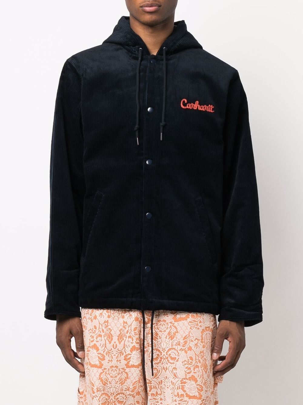 Dennis corduroy varsity hooded jacket - 3