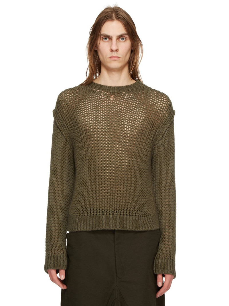 Las Palmas Open-Knit Cashmere and Silk-Blend Sweater 1