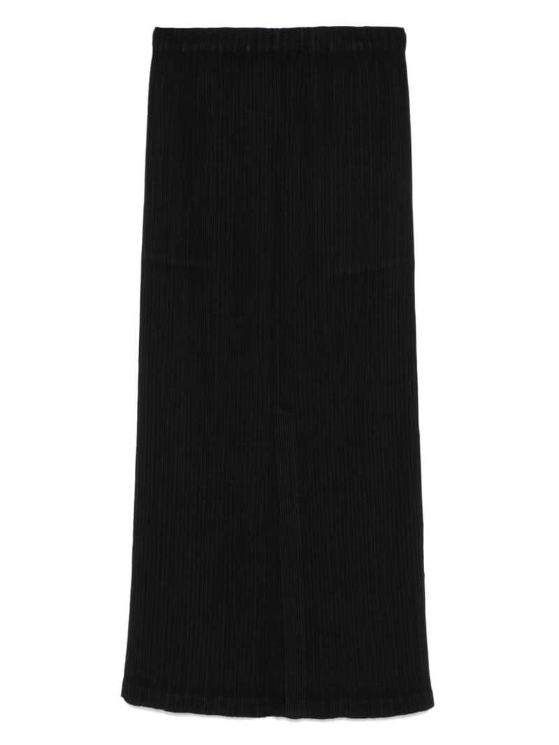 ISSEY MIYAKE Hatching Pleats maxi skirt outlook