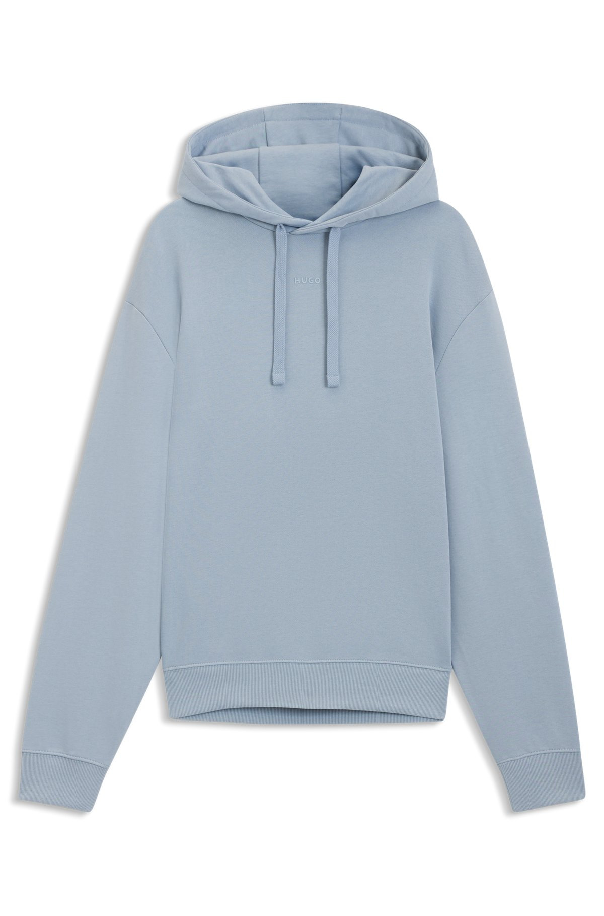COTTON-TERRY RELAXED-FIT HOODIE WITH LOGO PRINT - 1