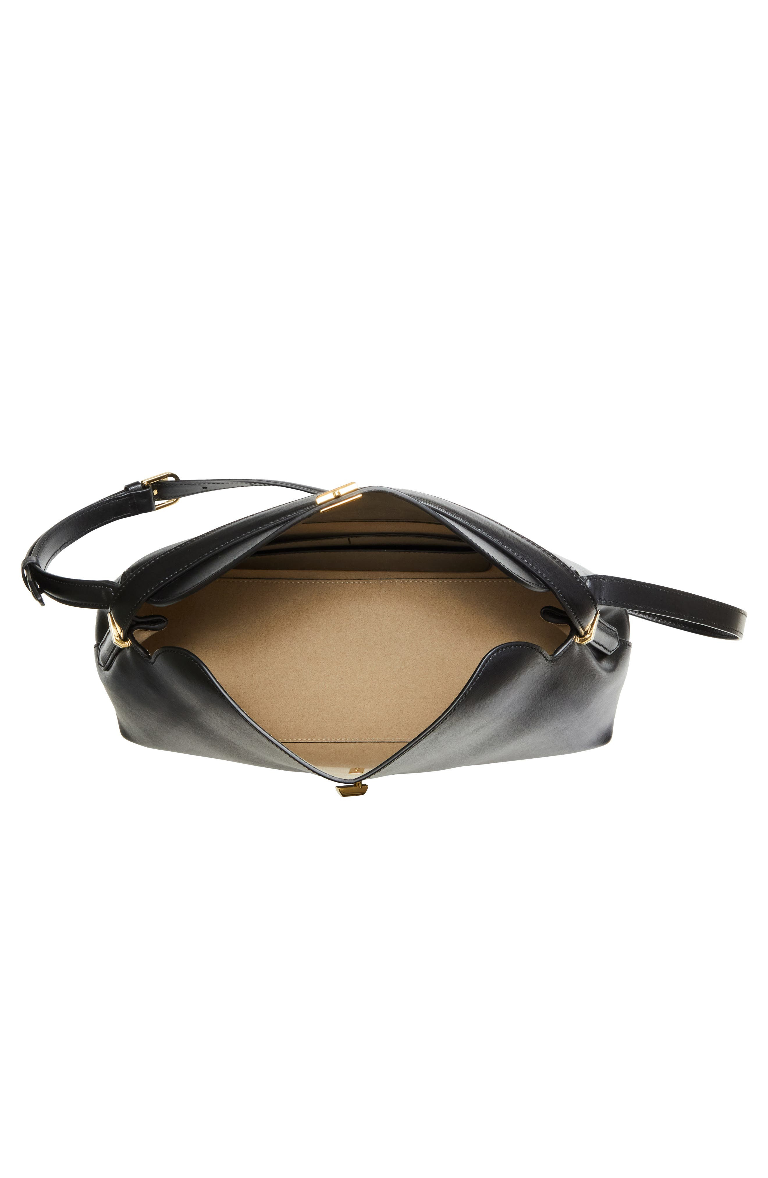 TOTEME T-Lock Curve Shoulder Bag in Black at Nordstrom - 5