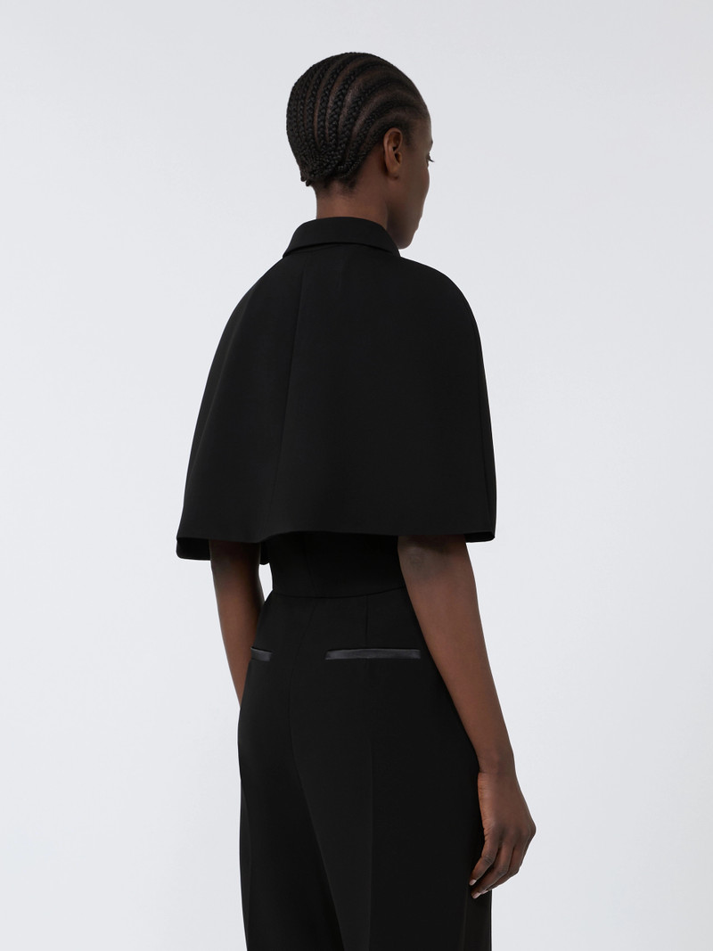 UTILE Cropped cady cape - BLACK 4