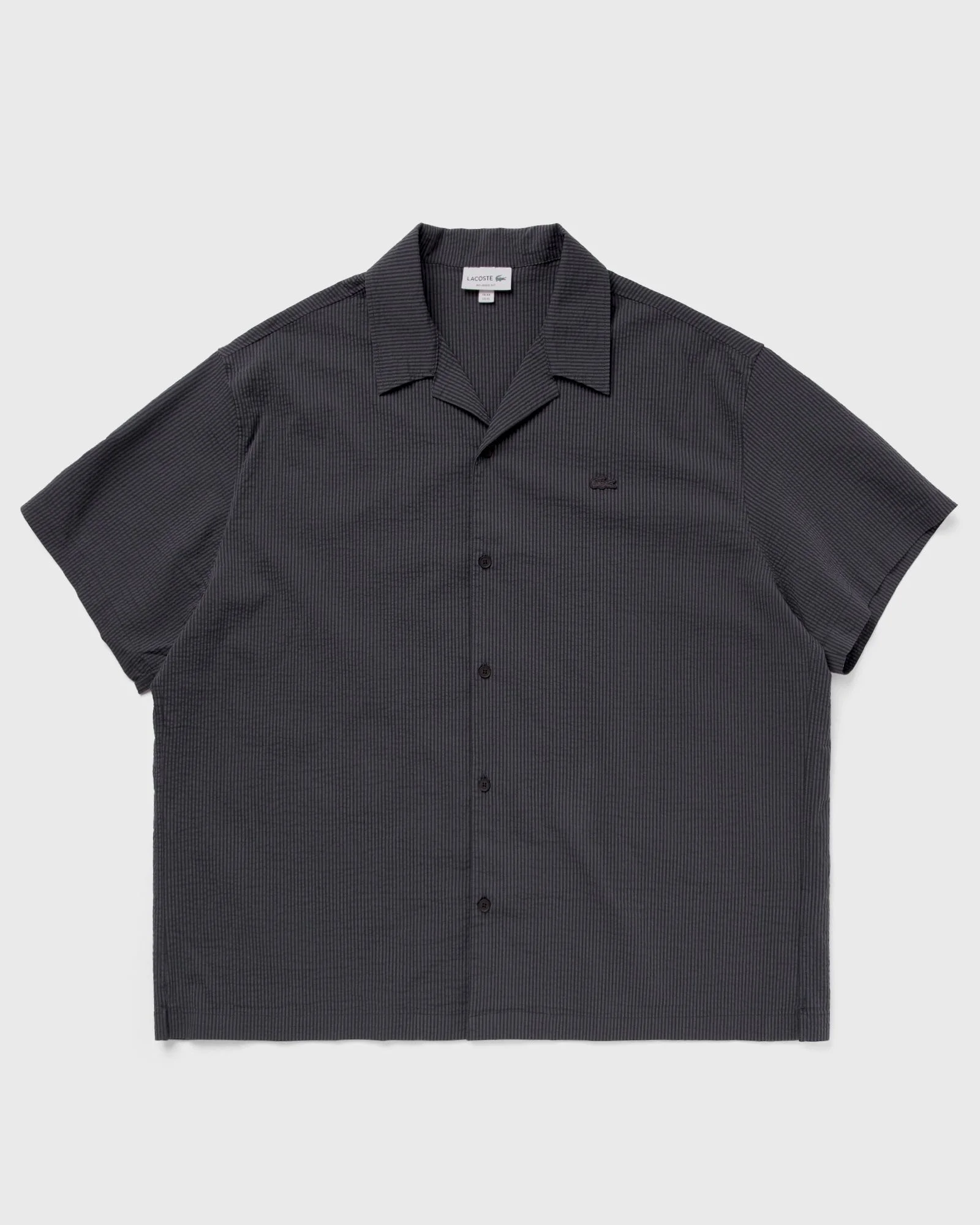 Relaxed Fit Seersucker Shirt - 1