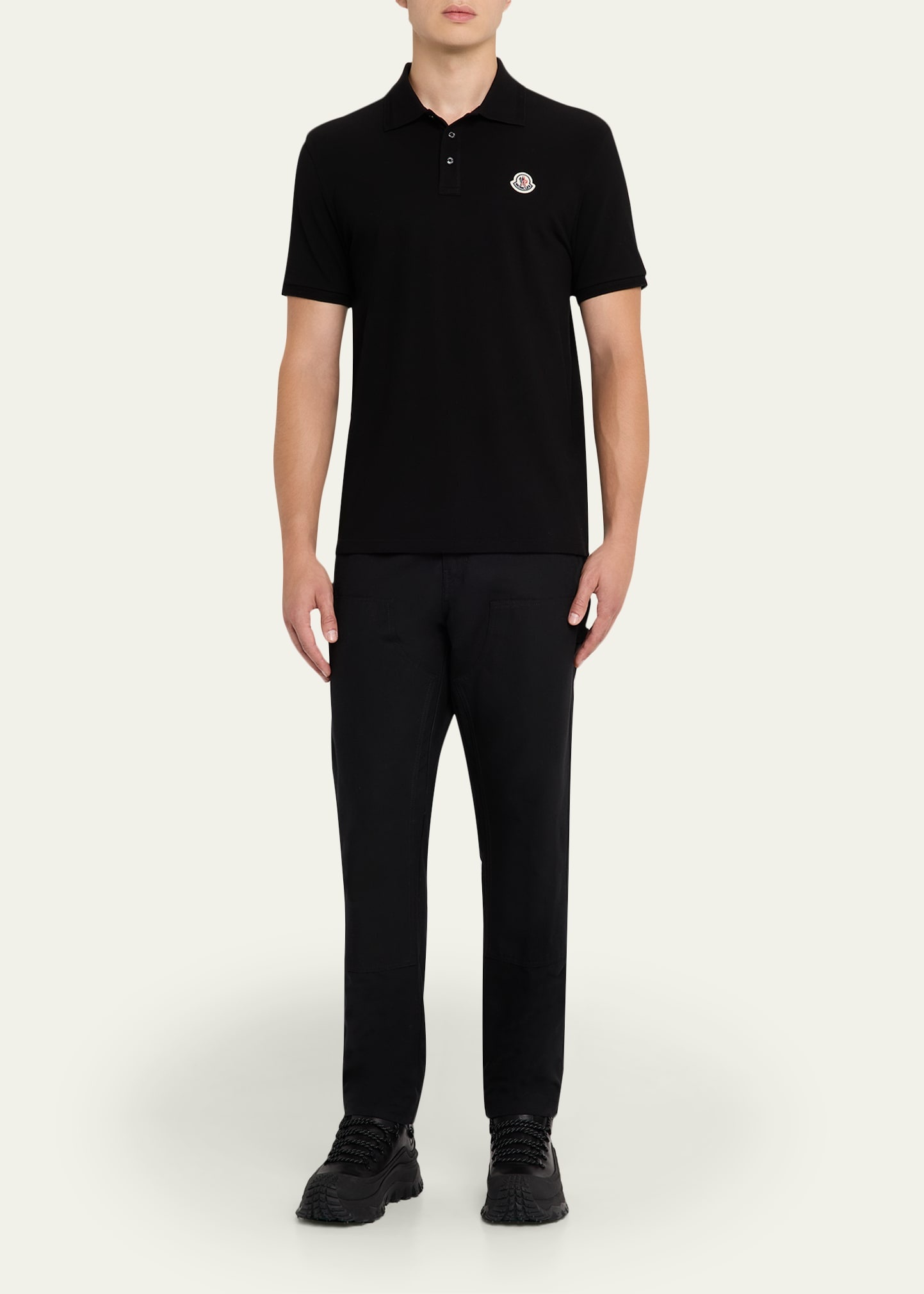 Men's Chest-Logo Pique Polo Shirt - 2