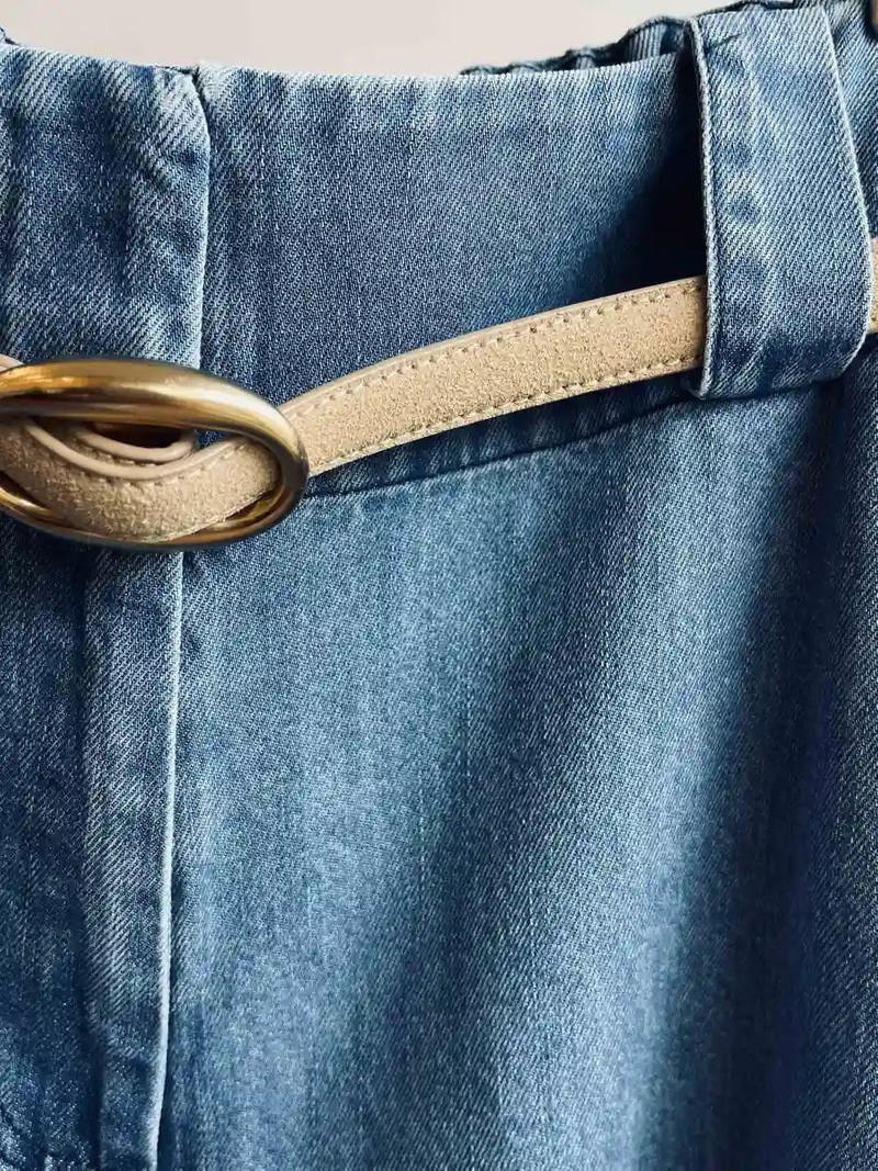 BROCHU WALKER The Chelsea Suede Belt outlook