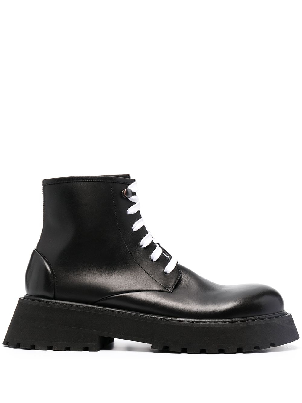 lace-up leather boots - 1