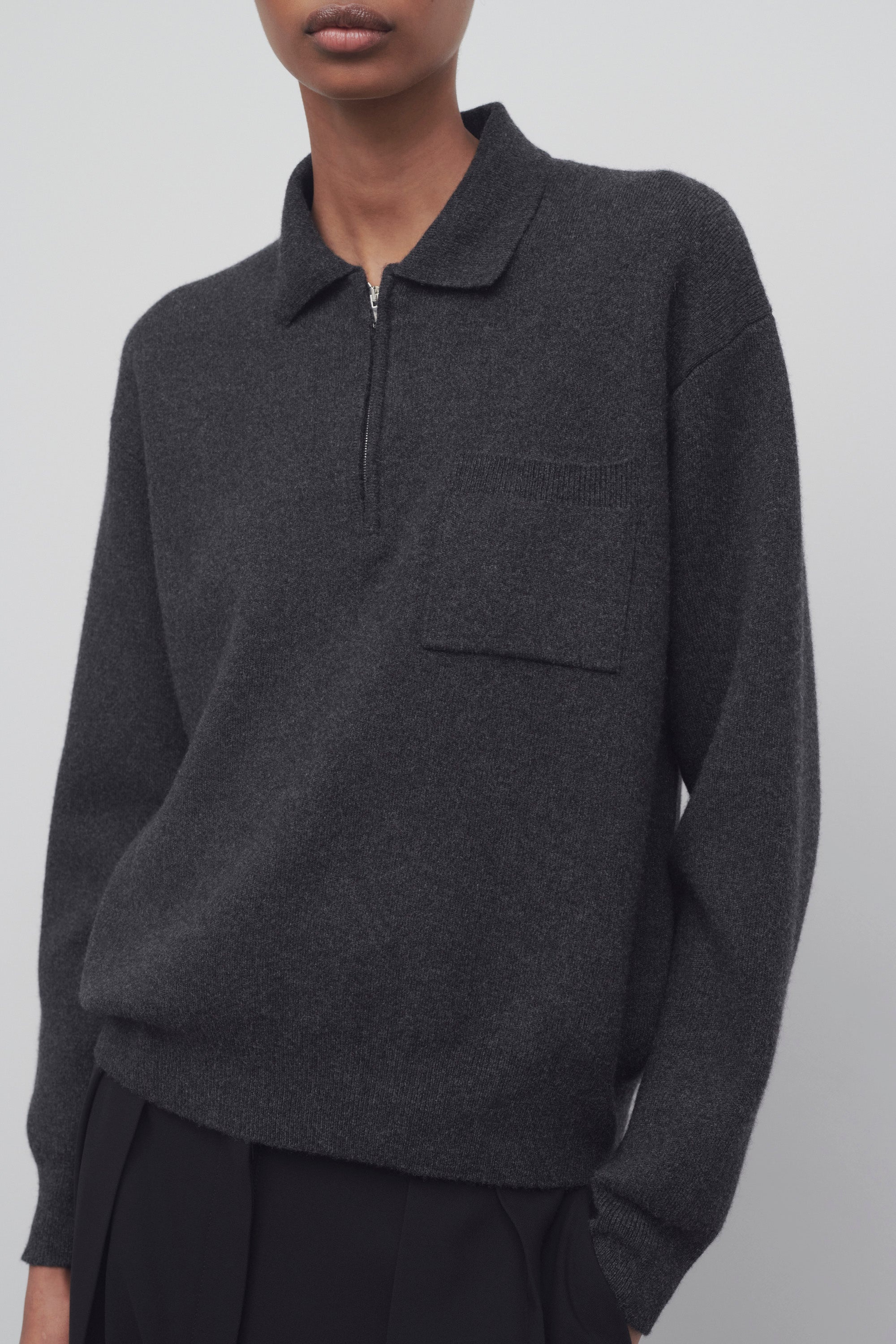 Halvar Polo Sweater in Cashmere - 6