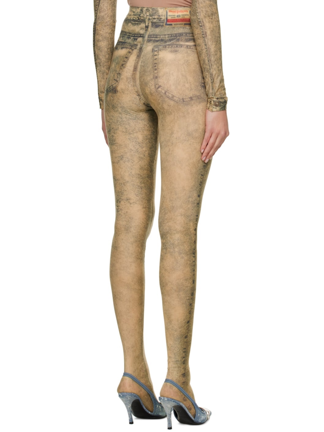 Beige P-Koll Leggings - 3