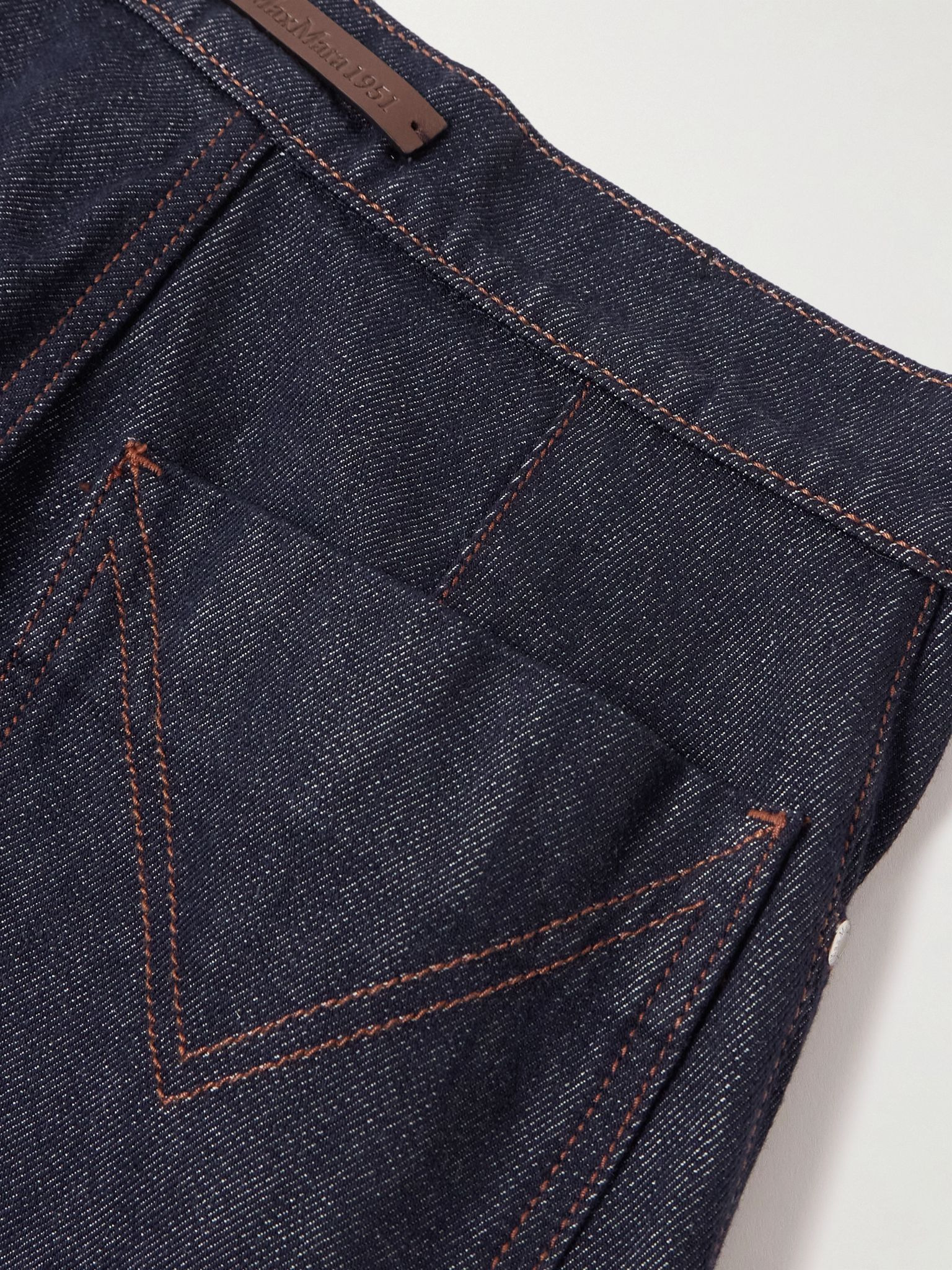 Carmine high-rise wide-leg jeans Dark denim - 6