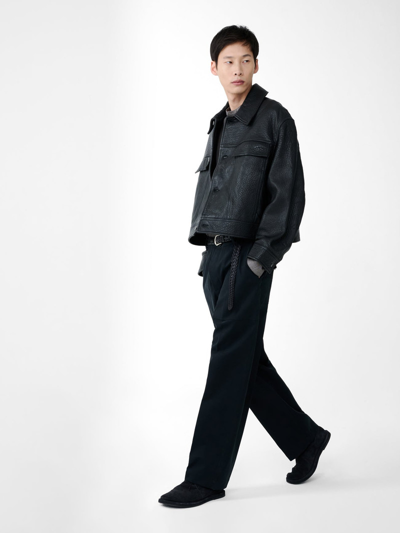 Studio Nicholson Doyard Leather Jacket outlook