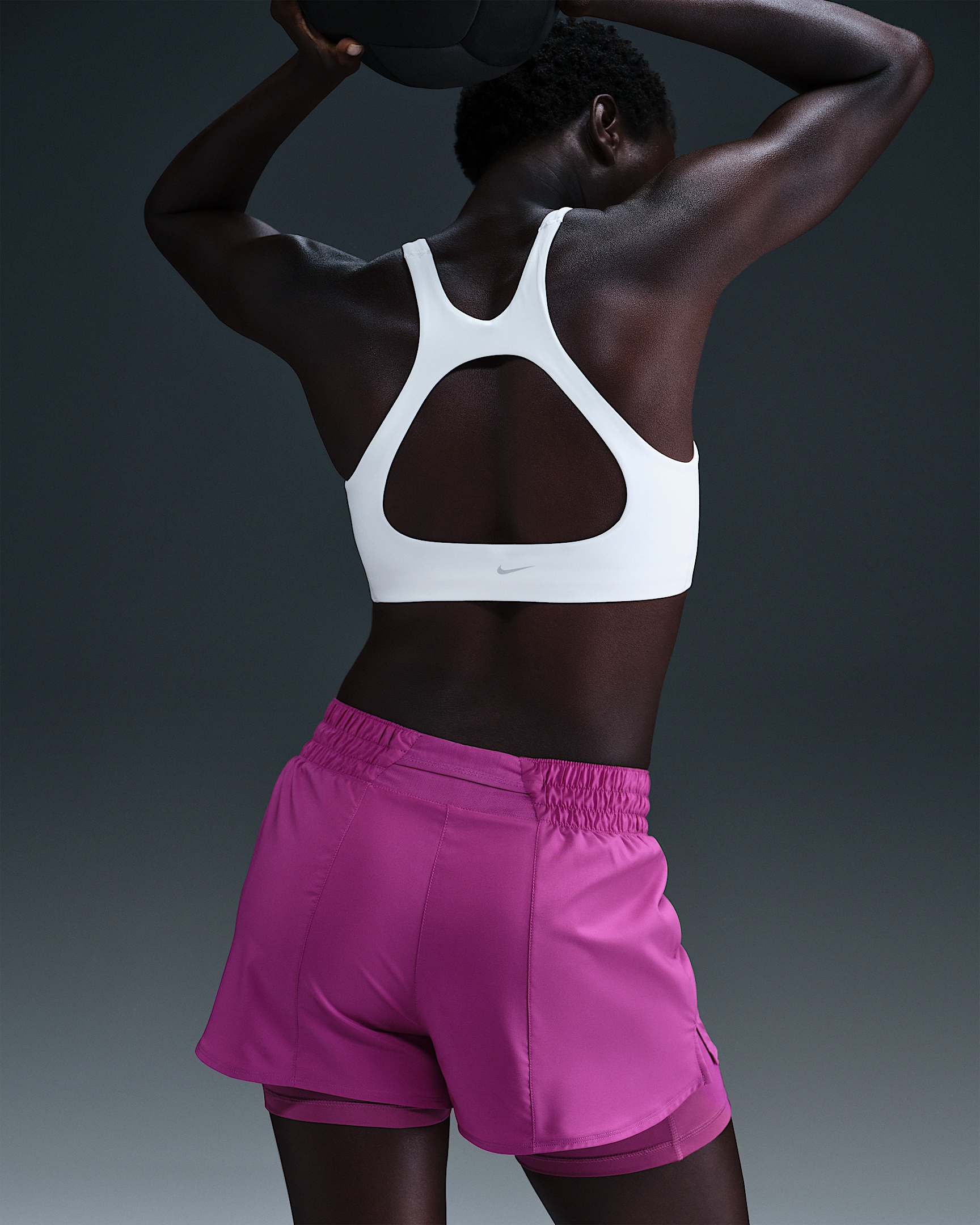Nike One Women's Dri-FIT High-Waisted 3" 2-in-1 Shorts - 5