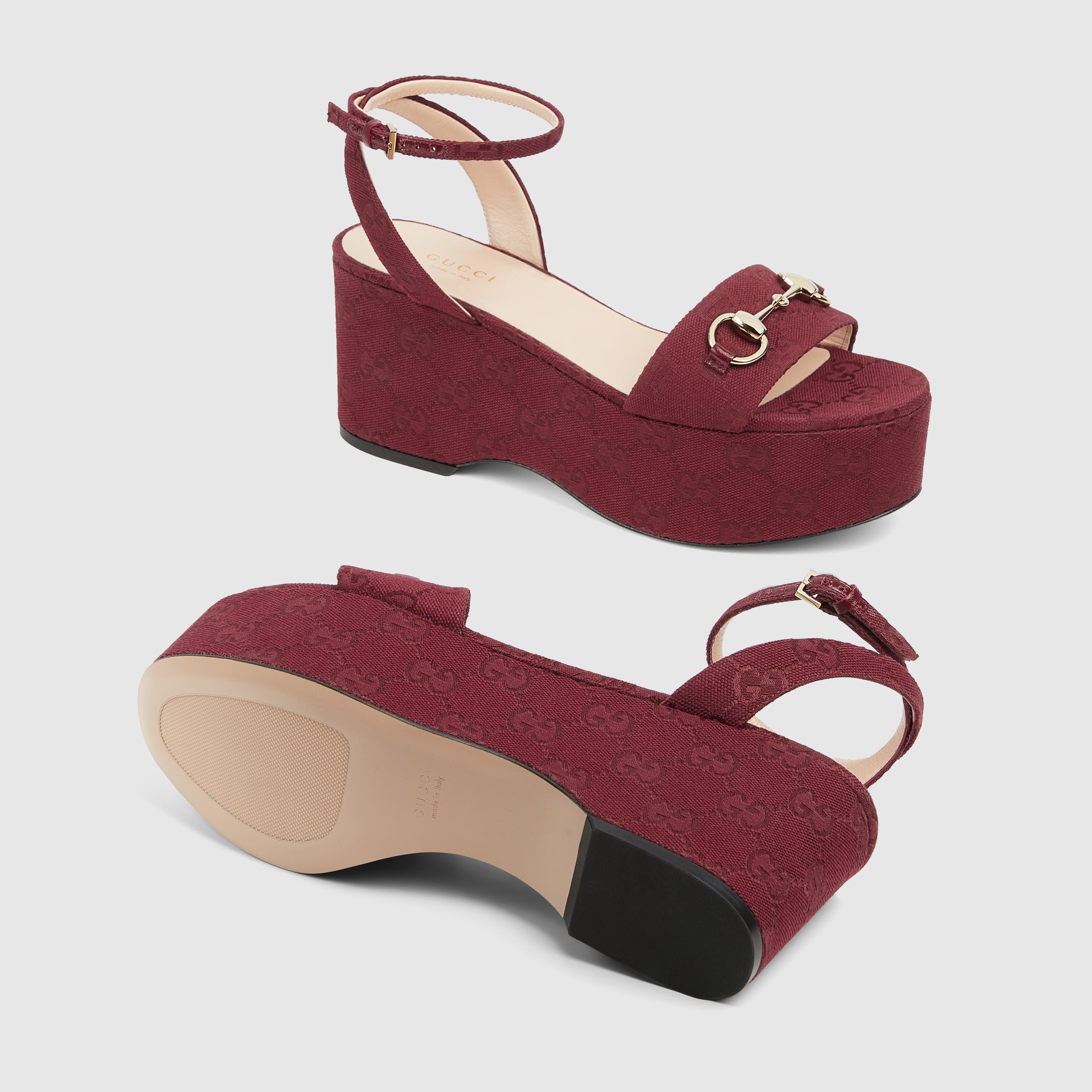 Women's Horsebit flatform sandal - 6