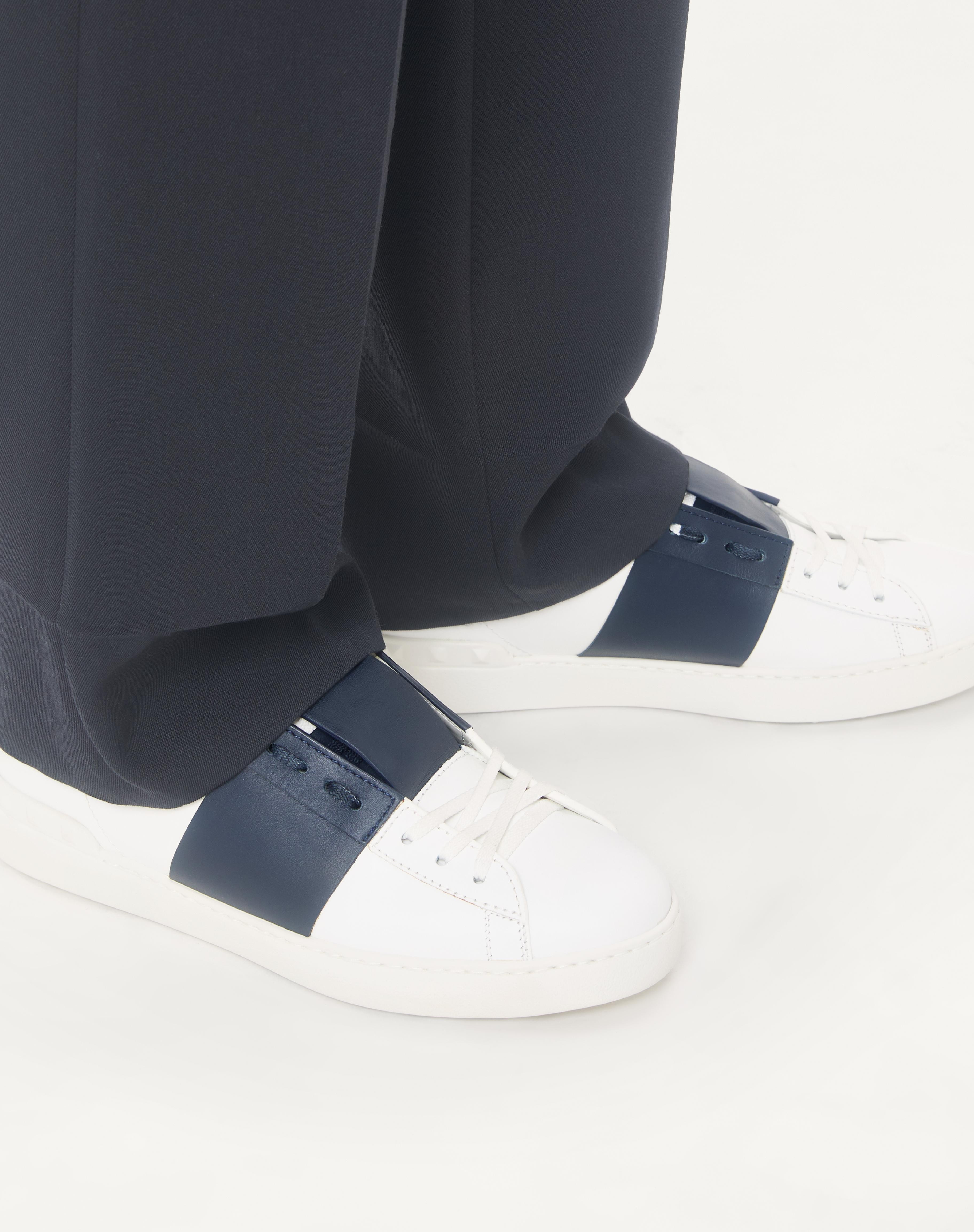CALFSKIN OPEN SNEAKER - 2