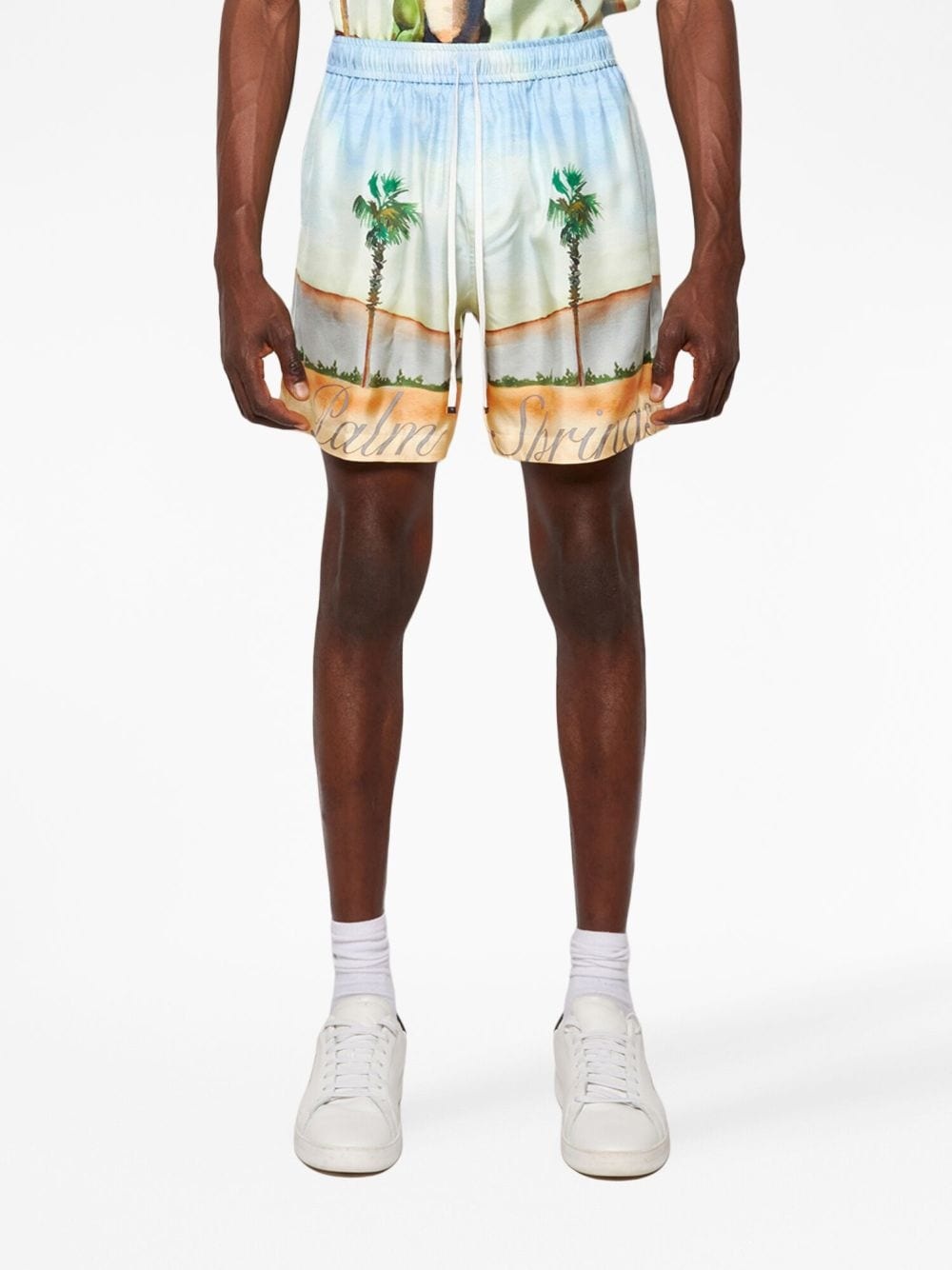 Dinosaur Webster palm-tree shorts - 3