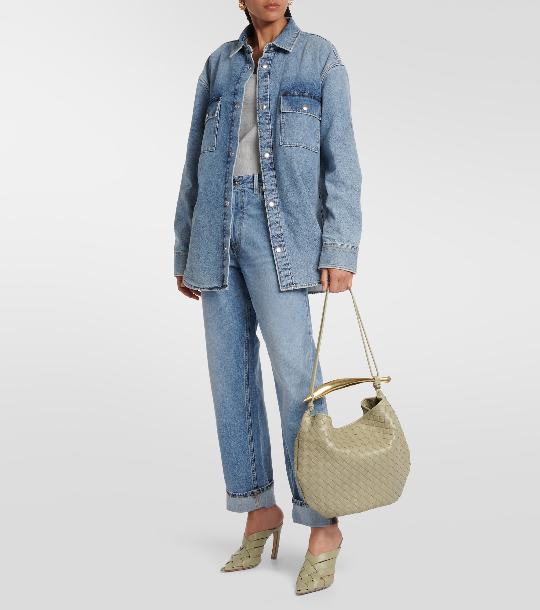 Mid-rise straight jeans - 2