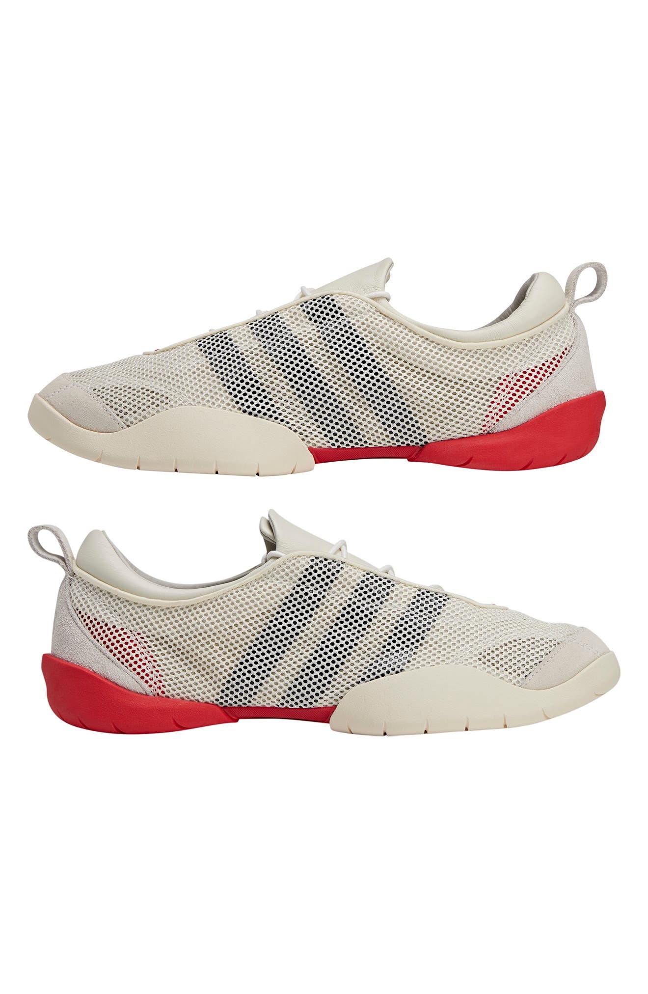 Y-3 Regu Sneaker in Cream White/Scarlet/White at Nordstrom - 9