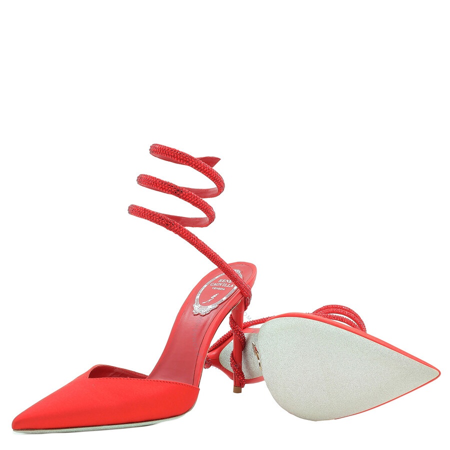 Rene Caovilla Margot 105 Satin Pumps - 2