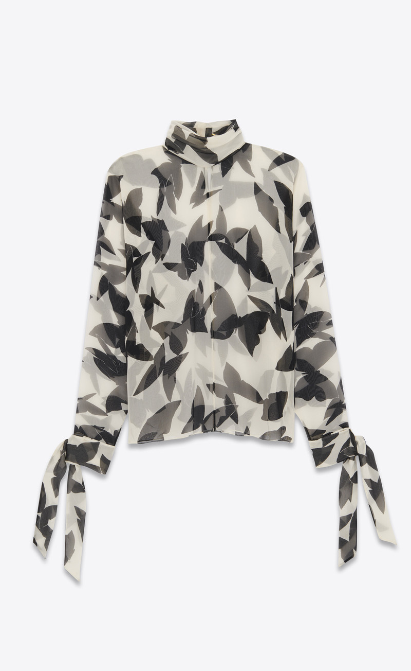 blouse in butterfly silk muslin 1
