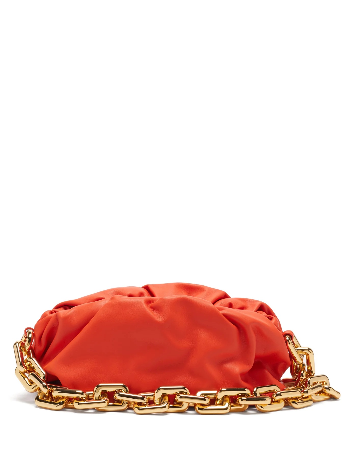 The Chain Pouch leather clutch bag - 1