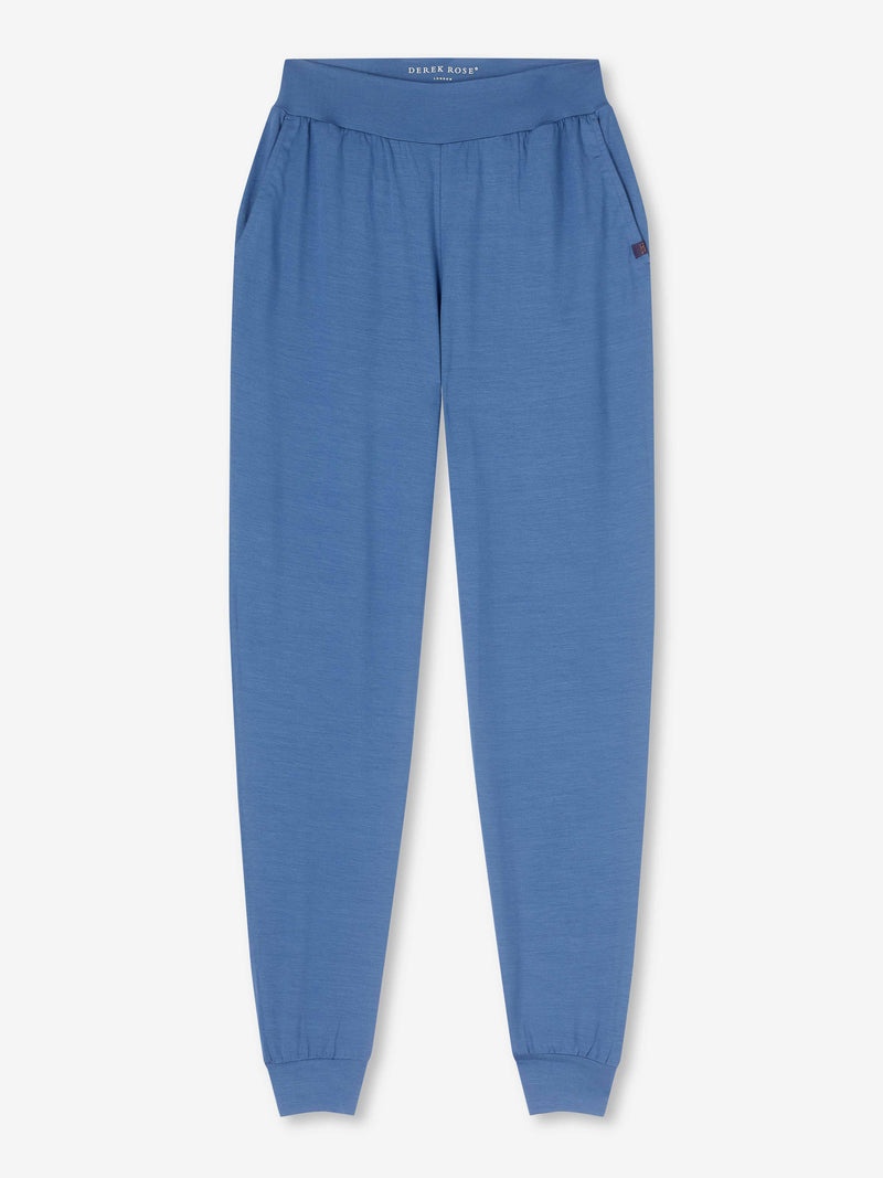 Women's Track Pants Basel Micro Modal Stretch Storm Blue - 3