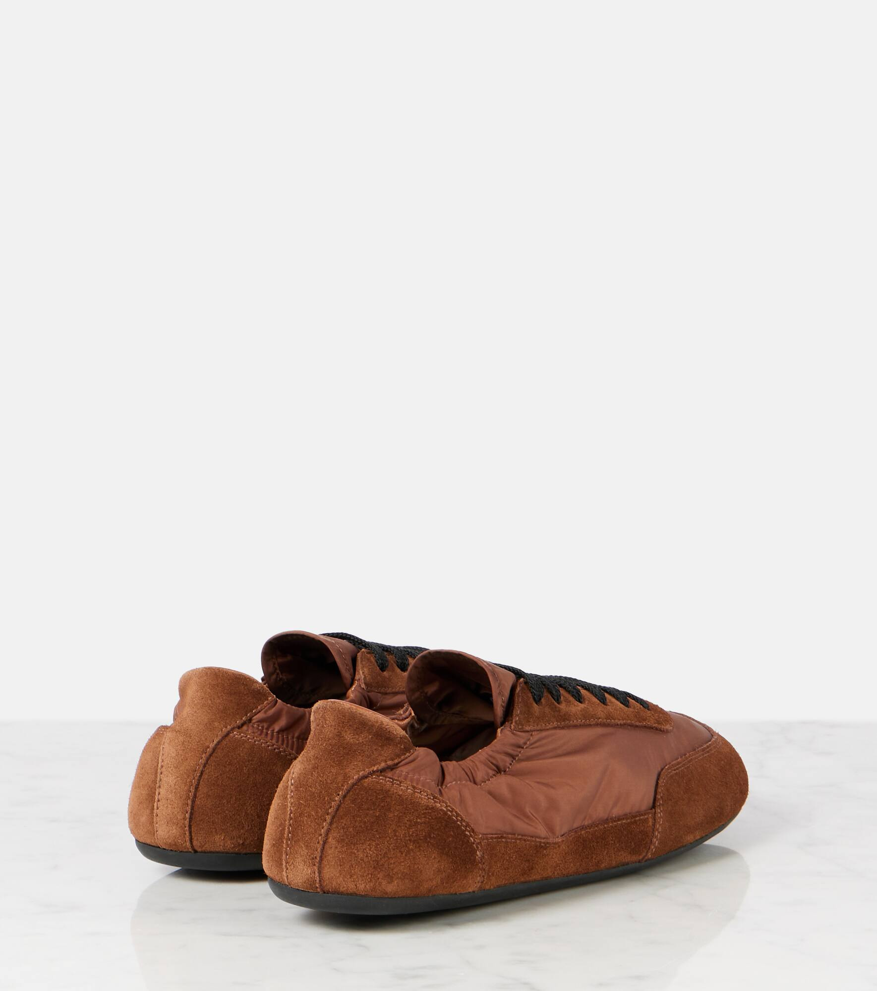 Collapse Re-Nylon and suede sneakers - 2