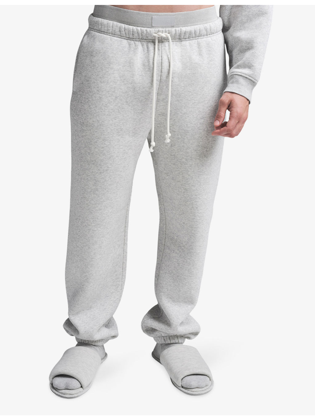 Lounge Relaxed Cotton-Jersey Jogging Bottoms - 3