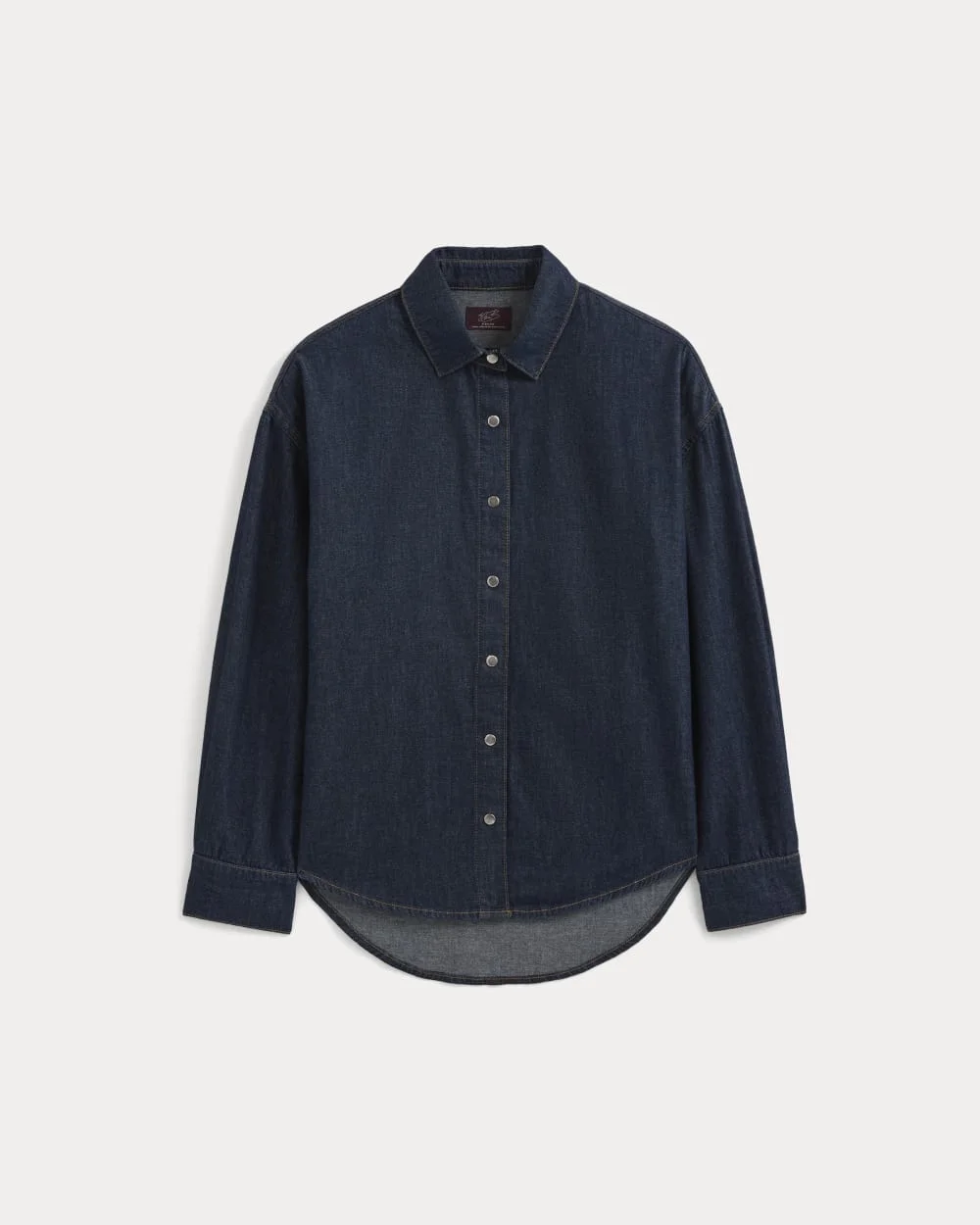 EVERLANE X ELENA BONVICINI BALBOA BUTTON-UP SHIRT - 1