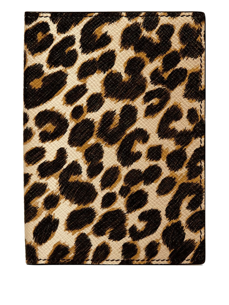 Panama leopard-print passport cover 1