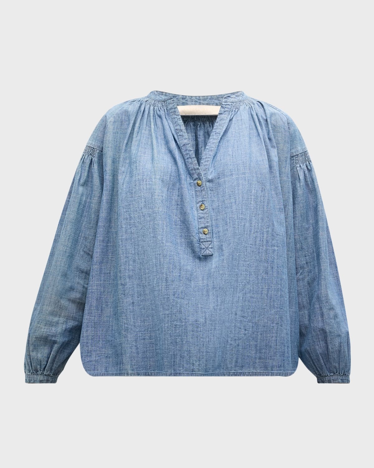 Nipoa Cotton Chambray Shirt - 1