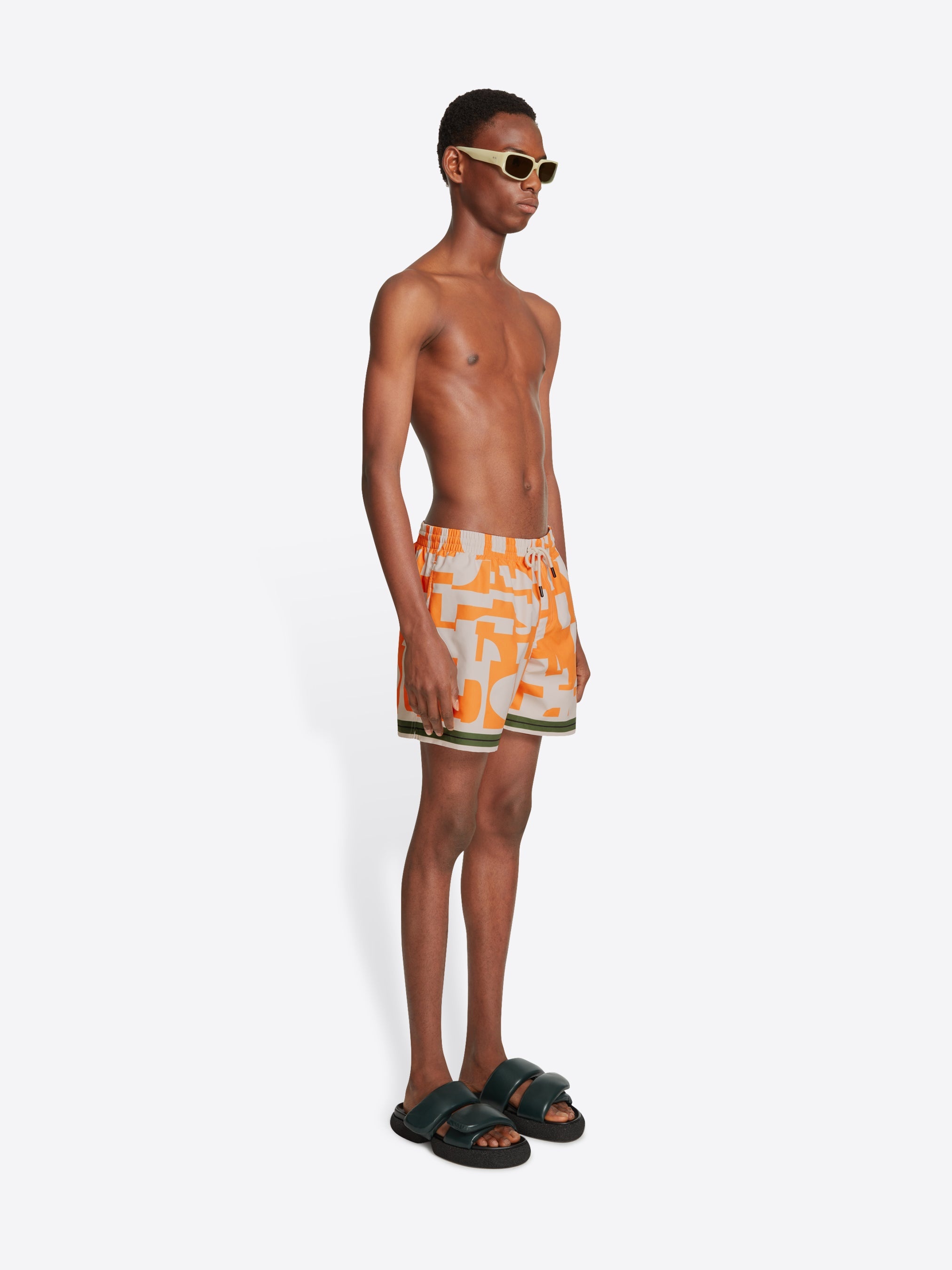PRINTED SWIM SHORTS - 4