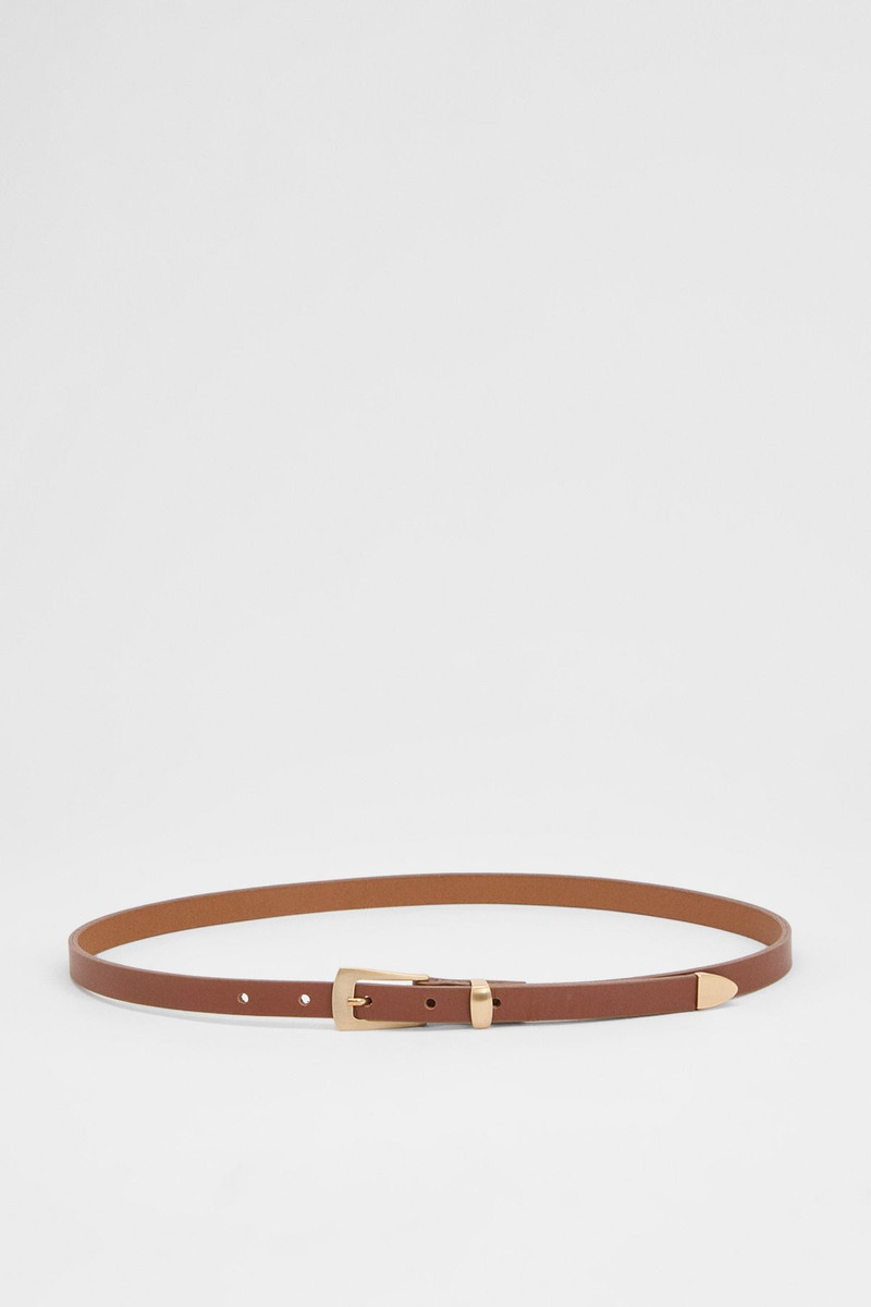 Skinny Leather Belt 1