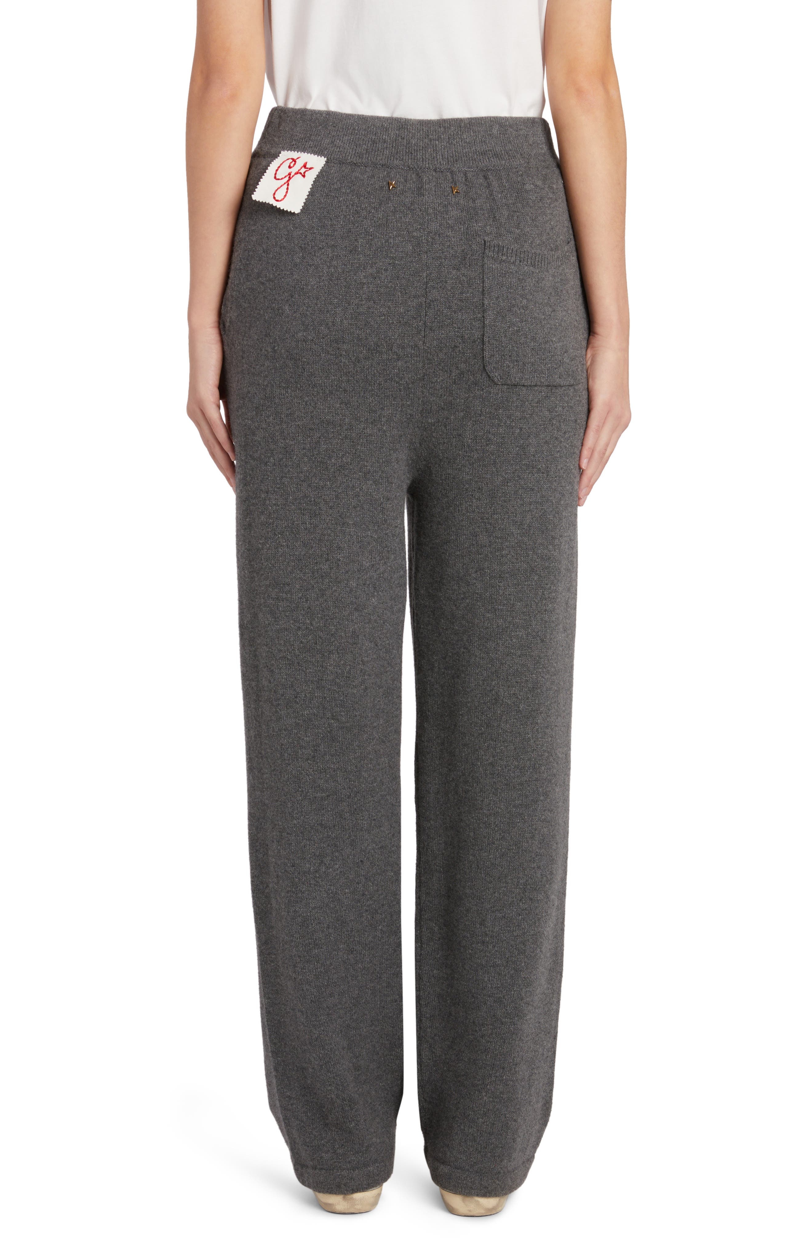 Golden Goose Cashmere & Wool Pants in Grey Melange at Nordstrom - 2