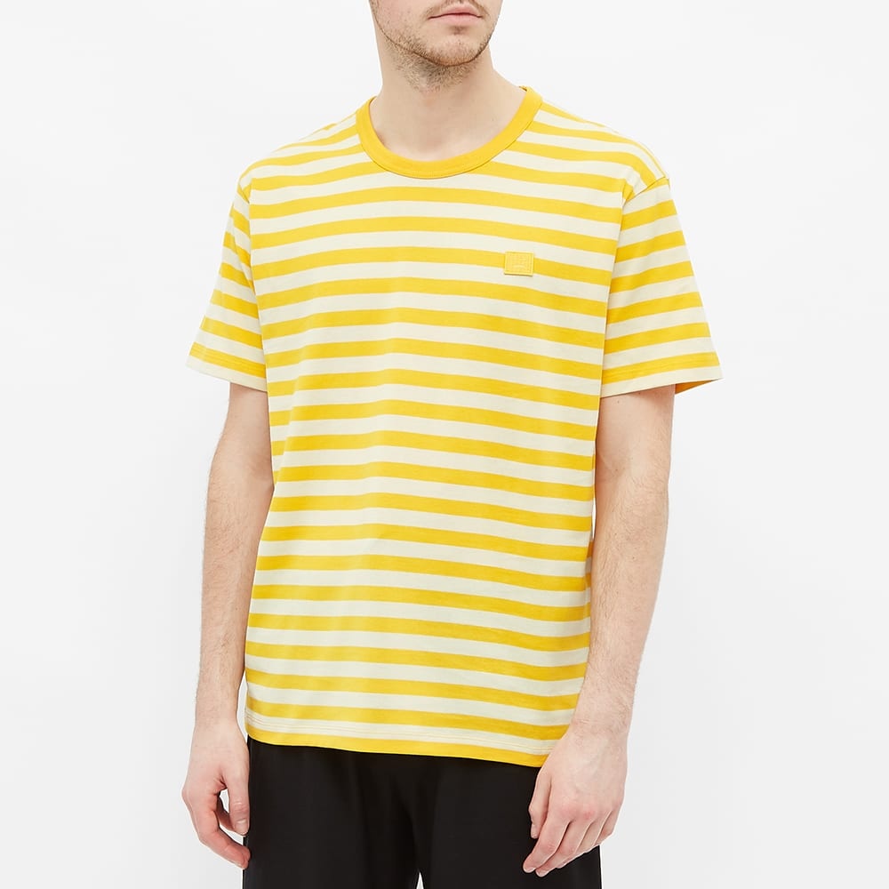 Acne Studios Nash Stripe Face Tee - 4