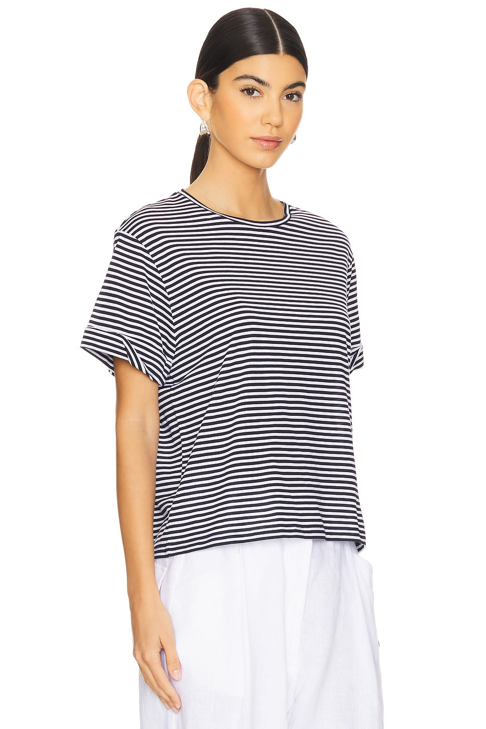Boxy Rolled Tee - 2