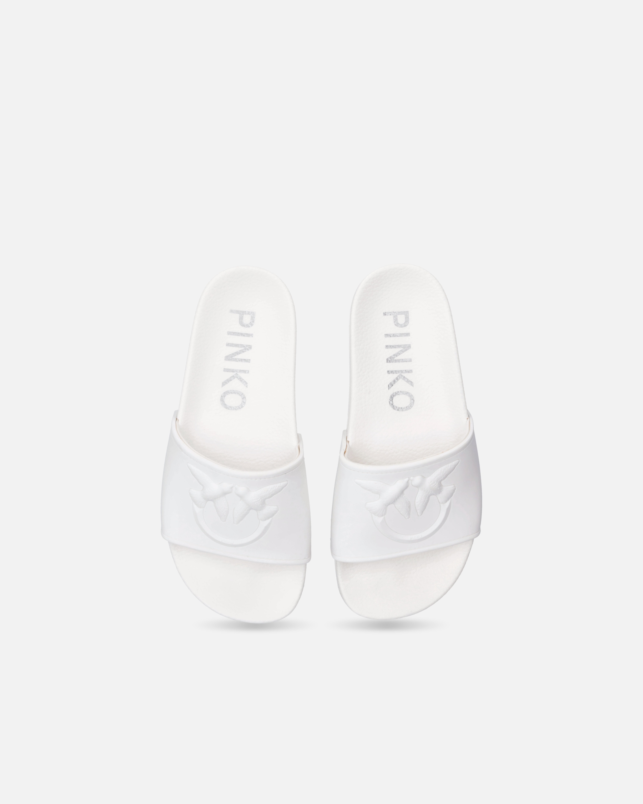 RUBBERIZED SLIPPERS WITH LOVE BIRDS LOGO BAND - 9